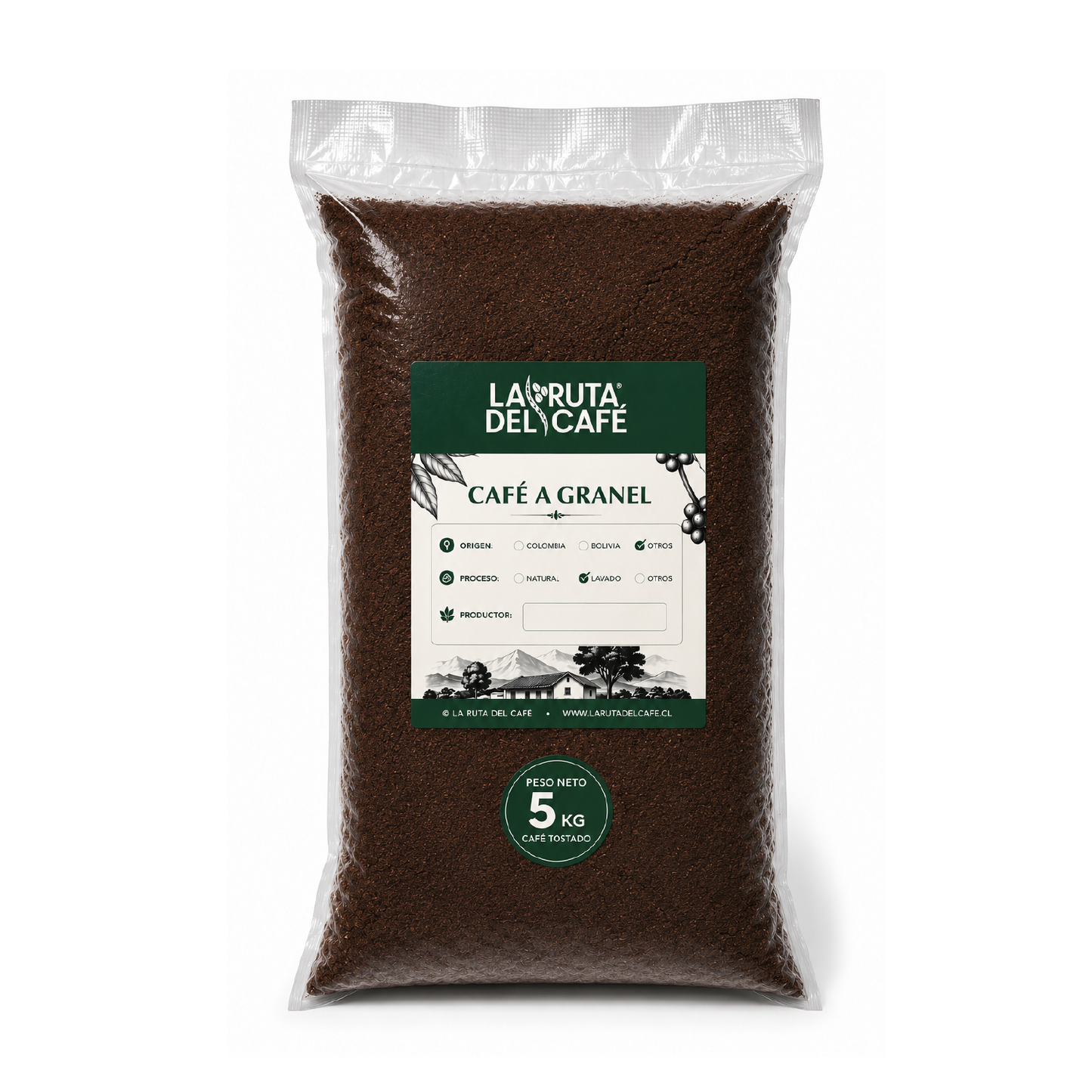 CAFE TOSTADO A GRANEL 5 KG