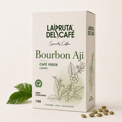 BOURBON AJÍ - LAVADO - CAFE VERDE MICROLOTE