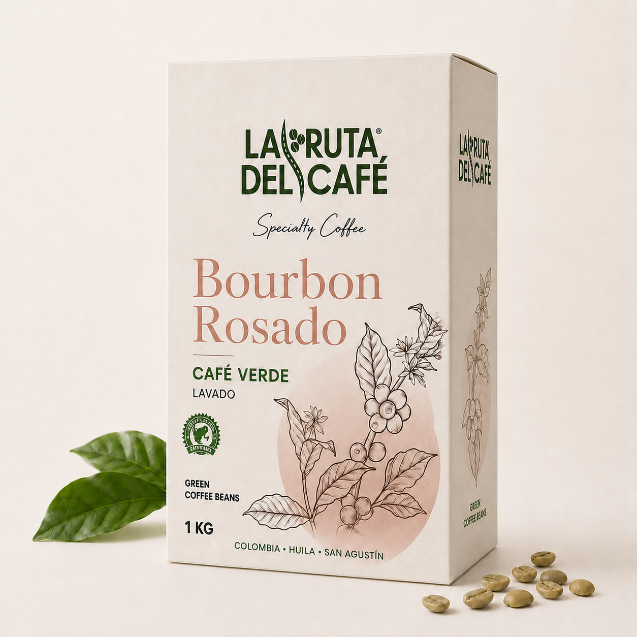 BOURBON ROSADO - LAVADO - CAFE VERDE MICROLOTE