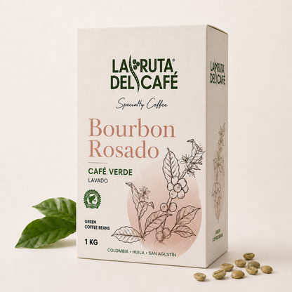 BOURBON ROSADO - LAVADO - CAFE VERDE MICROLOTE