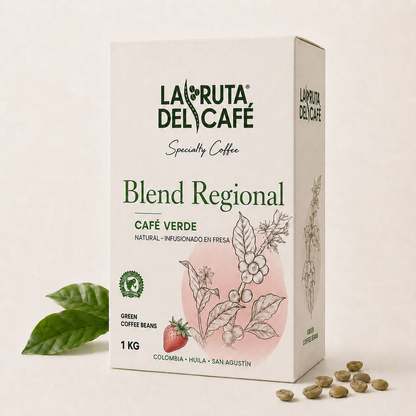 BLEND REGIONAL NATURAL - INFUSIONADO - CAFE VERDE MICROLOTE